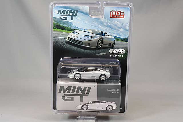 Mijo特注 TSM ミニGT 1/64 ブガッティ EB110 GT グリージョキアーロ 左ハンドル