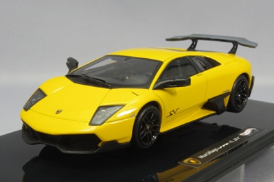 マテル エリート仕様 1/43 ランボルギーニ ムルシエラゴ LP670-4 SV(イエロー)