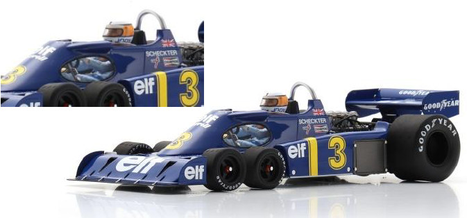【予約品】 スパーク 1/18 ティレル P34 1976 F1 イギリスGP 2位 #3 J.シェクター