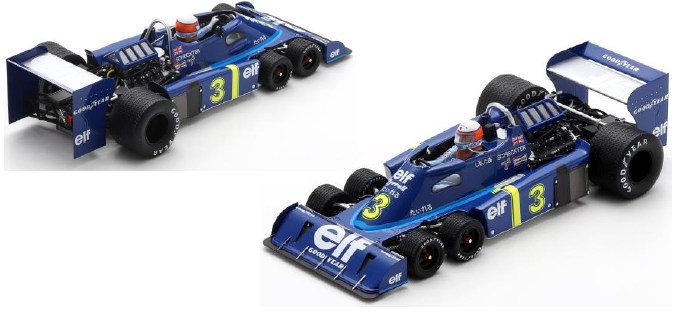 【予約品】 スパーク 1/18 ティレル P34 1976 F1 日本GP #3 J.シェクター