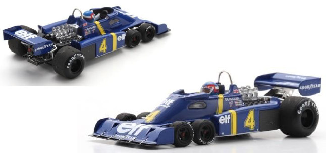 【予約品】 スパーク 1/43 ティレル P34 1976 F1 スウェーデンGP 2位 #4 P.デパイユ