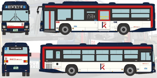【予約品】 トミーテック 全国バスコレ80 1/80 JH063 京成バス 千葉ウエスト
