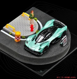 収蔵家 1/64 街角ミニジオラマ007 カーブ道路