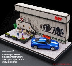 収蔵家 1/64 海外都市ジオラマ 重慶の人気フォトスポット