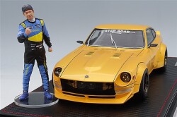 【予約品】 イグニッションモデル 1/18 日産 フェアレディ Z (S30) STAR ROAD イエローメタリック 井上正嗣フィギュア付