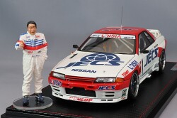 【予約品】 イグニッションモデル 1/18 JECS スカイライン 1992 JTC #1長谷見昌弘/福山英朗 長谷見昌弘フィギュア付
