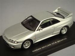 京商 1/43 日産 スカイライン GT-R BCNR33 前期型 シルバー