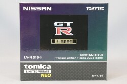 トミカリミテッドヴィンテージ NEO 1/64 日産 GT-R プレミアムエディション T-spec 2024モデル ミッドナイトパープル