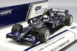 ・ミニチャンプス 1/43 AT&T ウィリアムズ トヨタ FW30 N.ロズベルグ バルセロナ テスト 2008 2/25-27