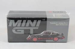 TSM ミニGT 1/64 ポルシェ 911 カレラ RS 2.7 ブラック/レッド (左ハンドル)