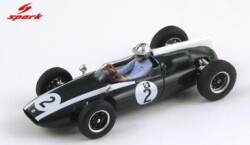 【予約品】 スパーク 1/43 クーパー T53 F1 1960 ベルギーGP ウィナー #2 J.ブラバム 【再生産】