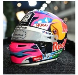 【予約品】 スパーク 1/5 ヘルメット ビザ キャッシュアップ RB F1チーム シンガポールGP 2025 #30 L.ローソン