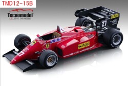 【予約品】 テクノモデル 1/12 フェラーリ 126 C4-M2 ヨーロッパGP 1984 2位入賞車 #27 M. アルボレート ドライバーフィギュア付き
