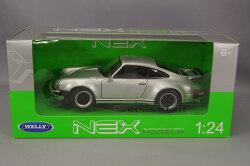 WELLY 1/24 ポルシェ 911 ターボ 1974 シルバー　再入荷