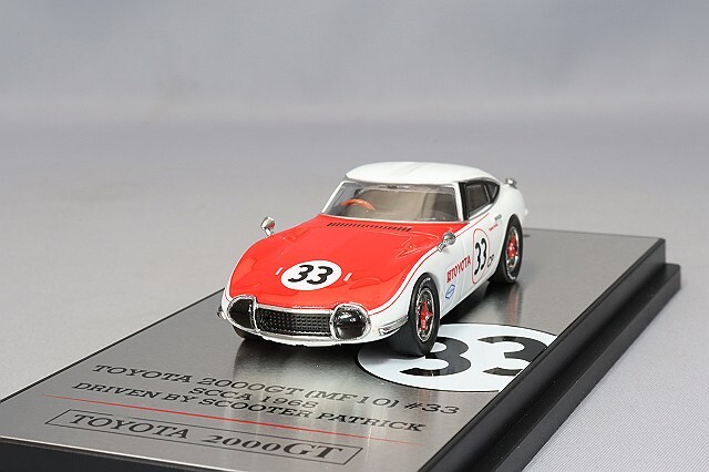 イノモデル 1/64 トヨタ 2000GT 1968 SCCA #23 D.ジョーダン