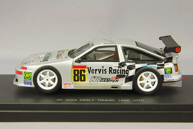 エブロ 1/43 BP APEX KRAFT トレノ JGTC 1999 #86 田中実/雨宮栄