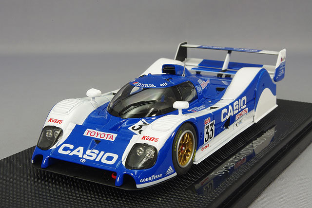 エブロ 1/43 トヨタ TS010 CASIO 1992 ルマン24H 2位 #33 関谷正徳/P-H