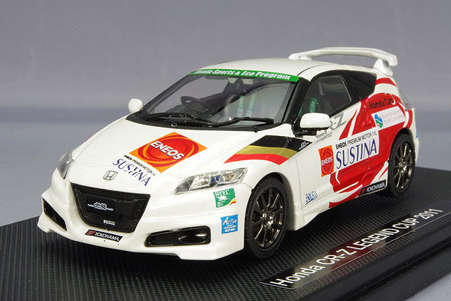 ミニカー EBBRO Honda CR-Z LEGEND CUP 2011 44694 Ebbro 1:43 Honda Cr-Z Legend Cup 2011 青 44694 モデル 車