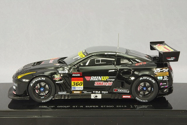 エブロ1/43 GT300 日産 GT-R 10台セット エブロ 1/43 ランナップ グループ GT-R 2013 スーパーGT300 #360 白坂