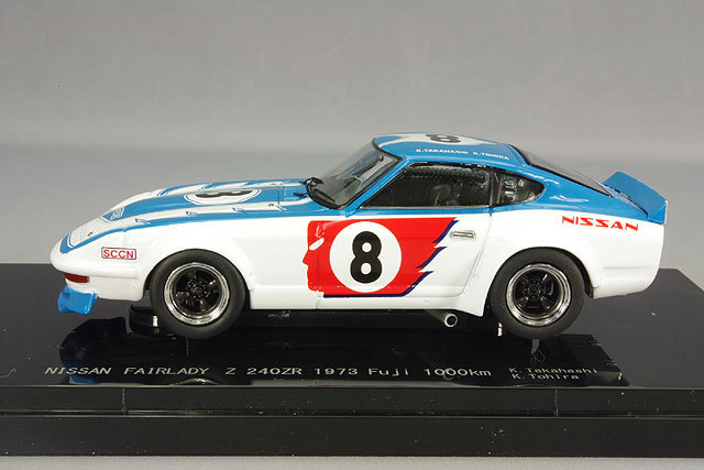 エブロ 1/43 日産 フェアレディ Z 240ZR 1973 富士1000km #8 高橋国光