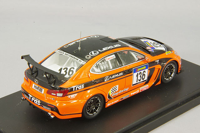 エブロ 1/43 レクサス IS F CCS-R 2013 VLN ニュル耐久レース #136