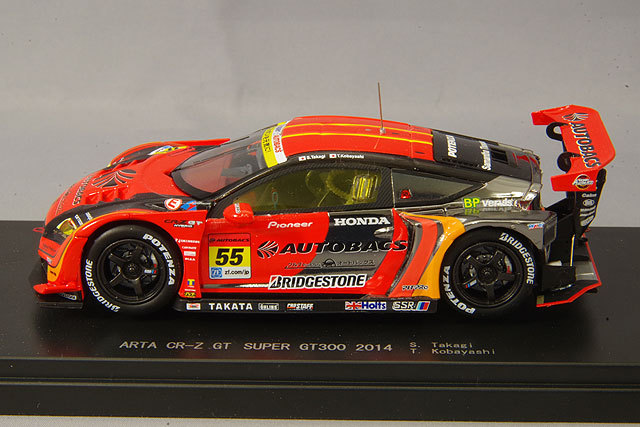 エブロ 1/43 ARTA CR-Z GT 2014 スーパーGT300 #55 高木真一