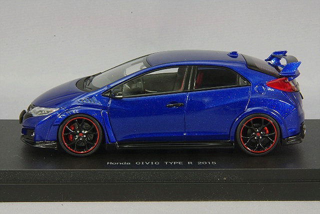 ミニカー　1/43 Honda CIVIC TYPE R 2015(ブリリアントスポーティーブルーメタリック) [45355] 1/43 Honda CIVIC TYPE R 2015 Brilliant Sporty Blue Metallic