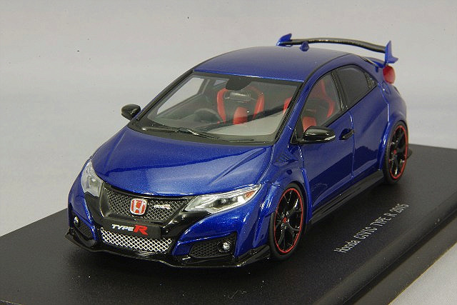 ミニカー　1/43 Honda CIVIC TYPE R 2015(ブリリアントスポーティーブルーメタリック) [45355] エブロ 1/43 ホンダ シビック タイプR 2015 ブリリアント