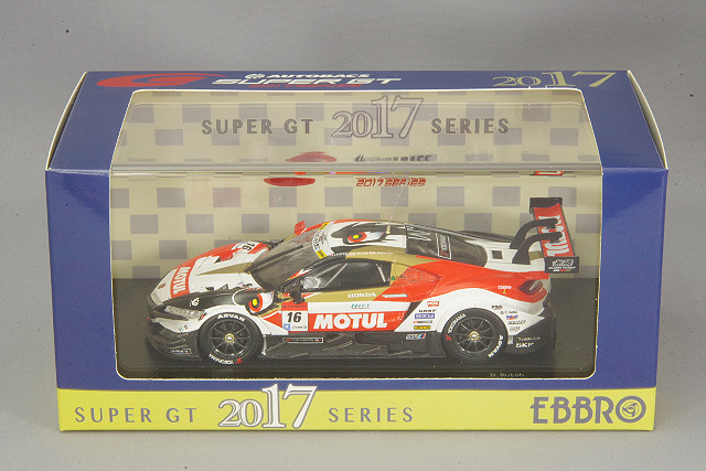 エブロ 1/43 モチュール 無限 NSX-GT 2017 スーパーGT500 Rd.6 鈴鹿