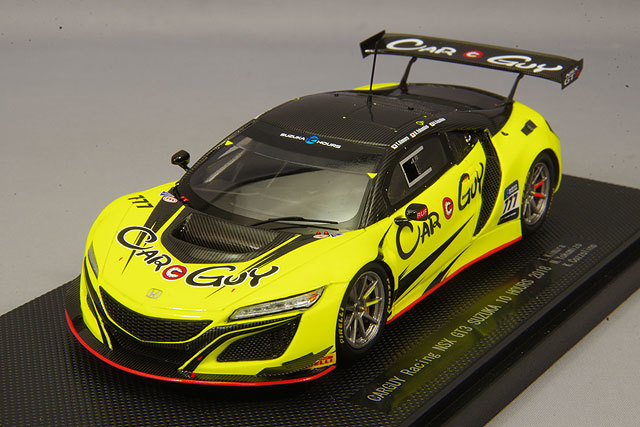 エブロ 1/43 カーガイレーシング NSX GT3 鈴鹿10時間 2018 #777