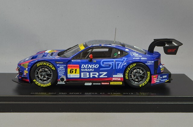 エブロ 1/43 スバル BRZ R＆D スポーツ 2019 スーパーGT300 #61 井口卓