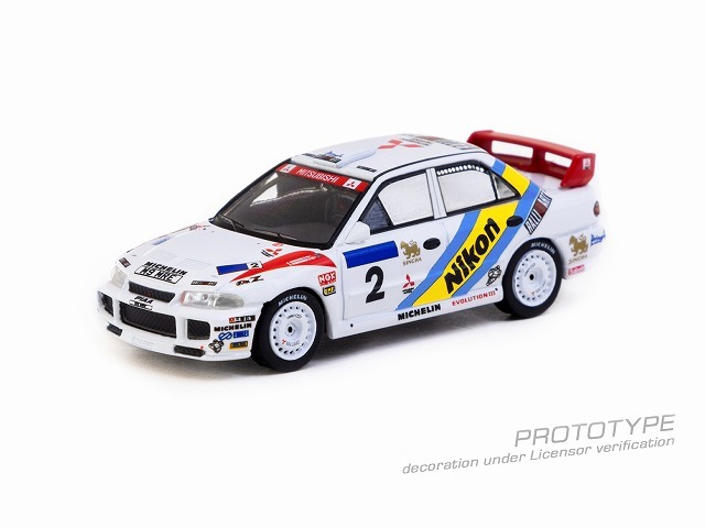 チェイスLancer EvoⅢ 1995 1/64 Tarmac 1/64 三菱 ランサーエボリューション III 1995 香港-ベルリン