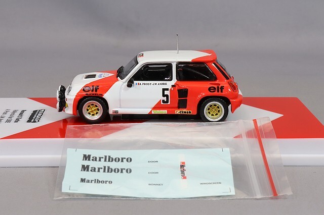 Tarmac 1/64 ルノー 5 ターボ 1982 ラリー ドゥ ヴァー #5 A.プロスト