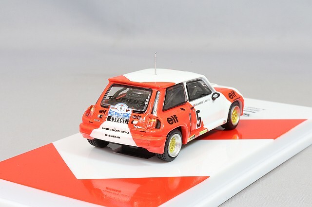 Tarmac 1/64 ルノー 5 ターボ 1982 ラリー ドゥ ヴァー #5 A.プロスト