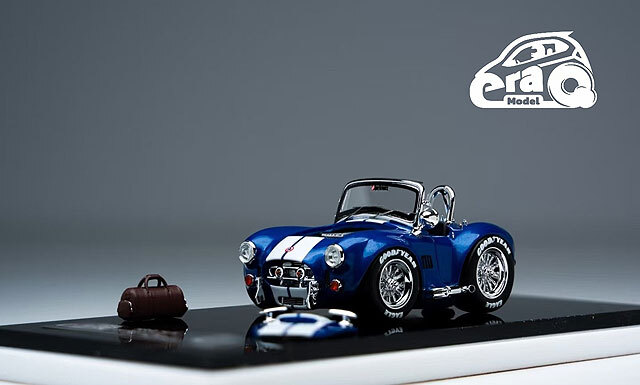 予約品】 EraQ 1/64 シェルビー コブラ 427 ブルー/ホワイトストライプ