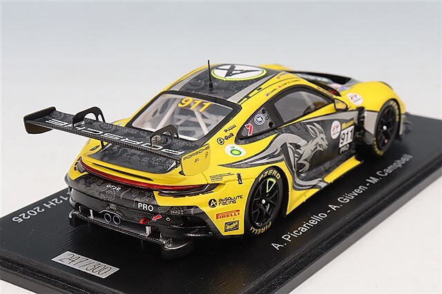 スパーク 1/43 ポルシェ 911 GT3R Absolute Racing 2025 バサースト