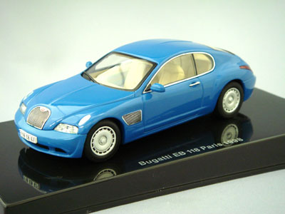 オートアート 1/43 ブガッティ EB118 フレンチブルー 