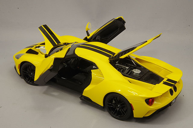 未展示品オートアート1/18フォードGT 2004 イエロー/ブラックストライプ Autoart 1/18 Ford GT 2004 yellow black stripe Near unused Japan | eBay