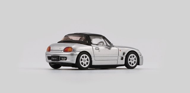 BM CREATIONS 1/64 スズキ カプチーノ シルバー 右ハンドル