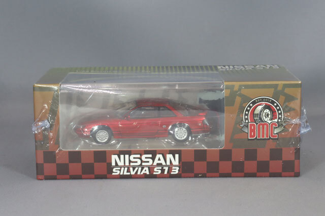 BM CREATIONS 1/64 日産 シルビア S13 メタリックレッド 右ハンドル