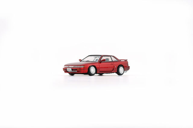 BM CREATIONS 1/64 日産 シルビア S13 メタリックレッド 右ハンドル