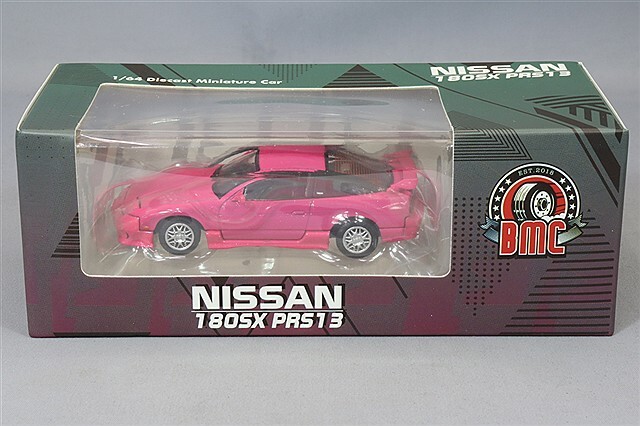 BM CREATIONS 1/64 日産 シルビア 180SX メタリックピンク 右ハンドル
