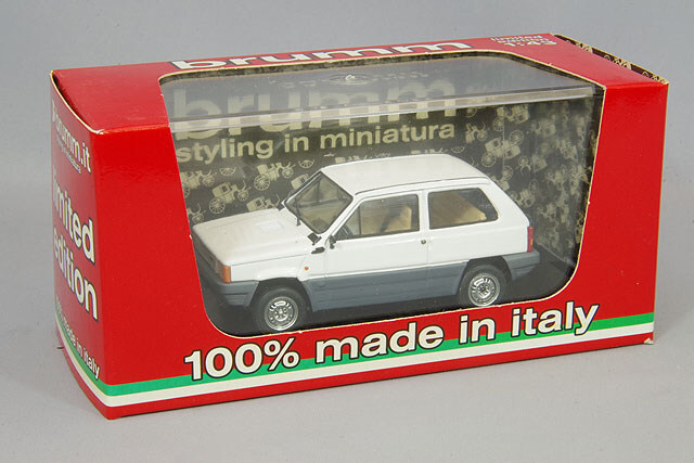 ブルム 1/43 フィアット パンダ 30 セリエ1A 1980 ビアンココルフ 再生産