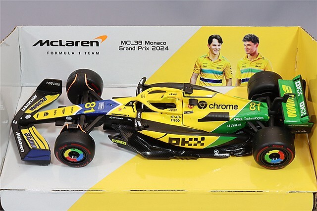 ブラゴ 1/43 マクラーレン F1チーム MCL38 2024 F1 モナコGP セナ