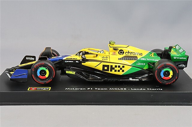 1/18 ミニチャンプス マクラーレンF1 MCL38 モナコGP L.ノリス 京商 ミニカー | SOLIDO 1/18 マクラーレン F1 チーム MCL38