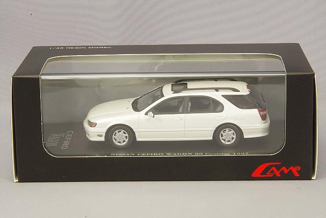 CAM@ 1/43 日産 セフィーロ ワゴン (WA32) 1997 プラチナホワイトパール