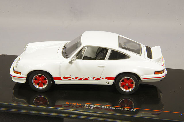 イクソ 1/43 ポルシェ 911 カレラ RS 2.7 1973 ホワイト/レッド