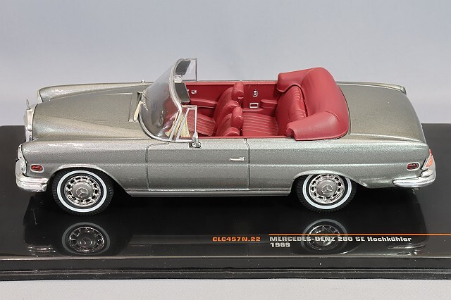 イクソ 1/43 メルセデスベンツ 280SE 1969 メタリックグレー