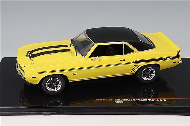 イクソ 1/43 シボレー カマロ イェンコ SYC 1969 イエロー