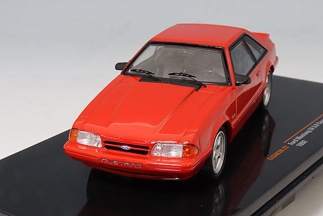イクソ 1/43 フォード マスタング LX 5.0 クーペ 1992 レッド